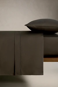 SATEEN FLAT SHEET WITH FESTOON DESIGN (300 THREAD COUNT)