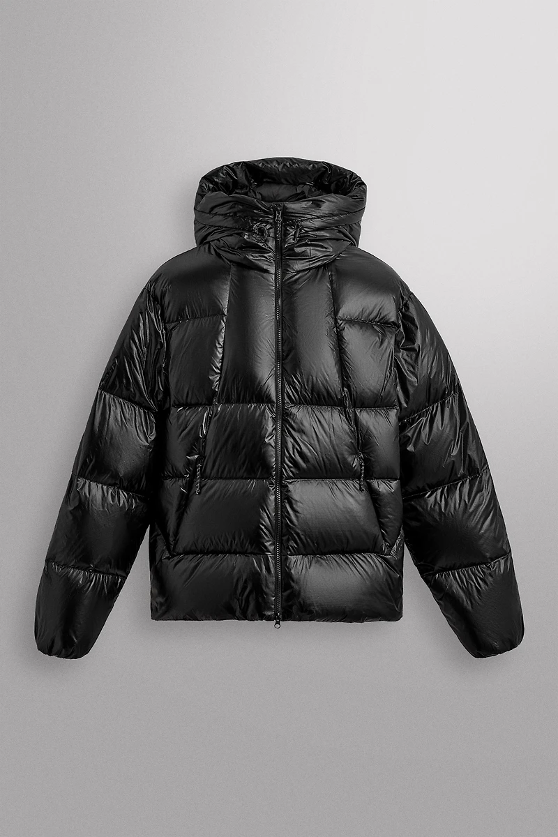 100% FEATHER PUFFER JACKET