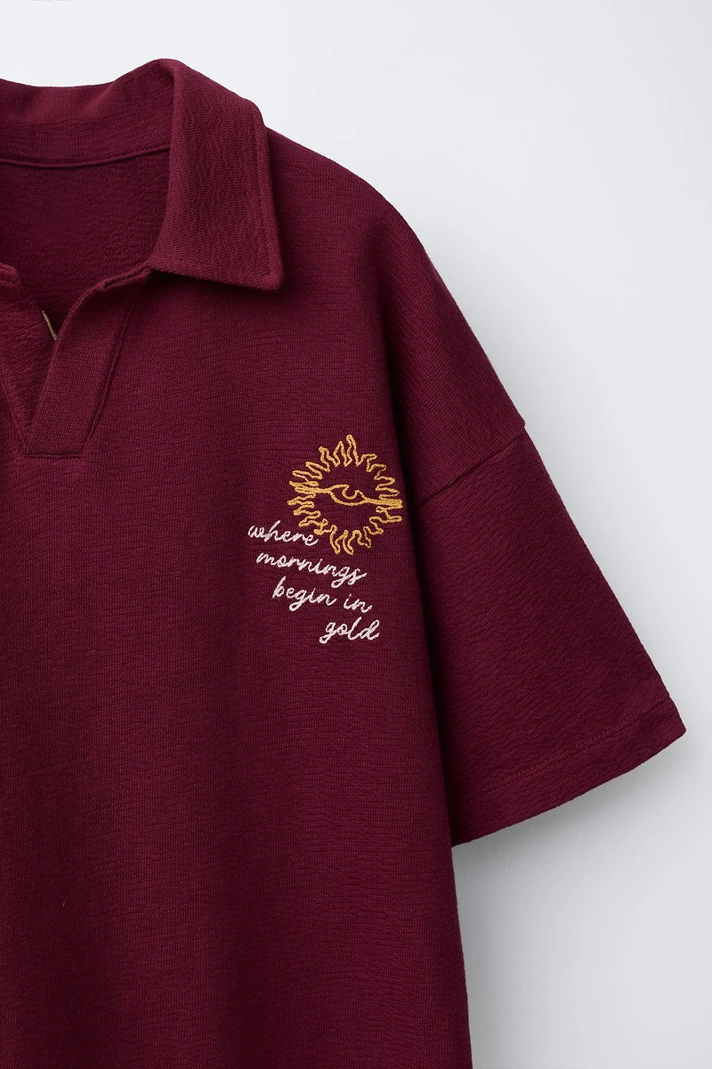 EMBROIDERED POLO SHIRT