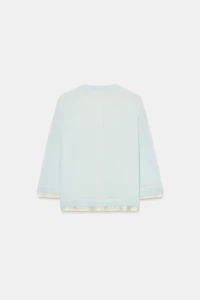 COMBINATION KNIT JACKET
