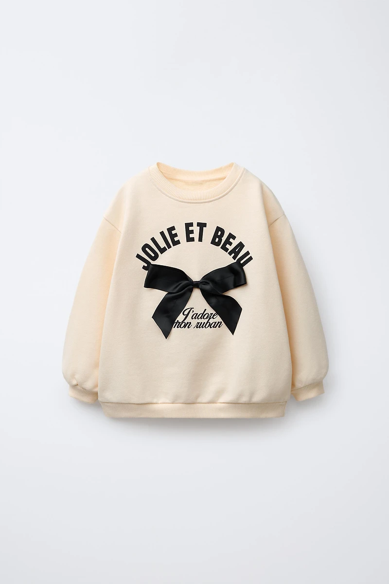 BOW SWEATSHIRT