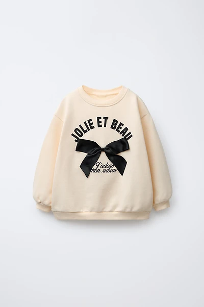 BOW SWEATSHIRT