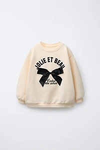 BOW SWEATSHIRT