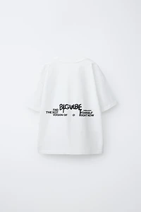 T-SHIRT À IMPRIMÉ GRAFFITI