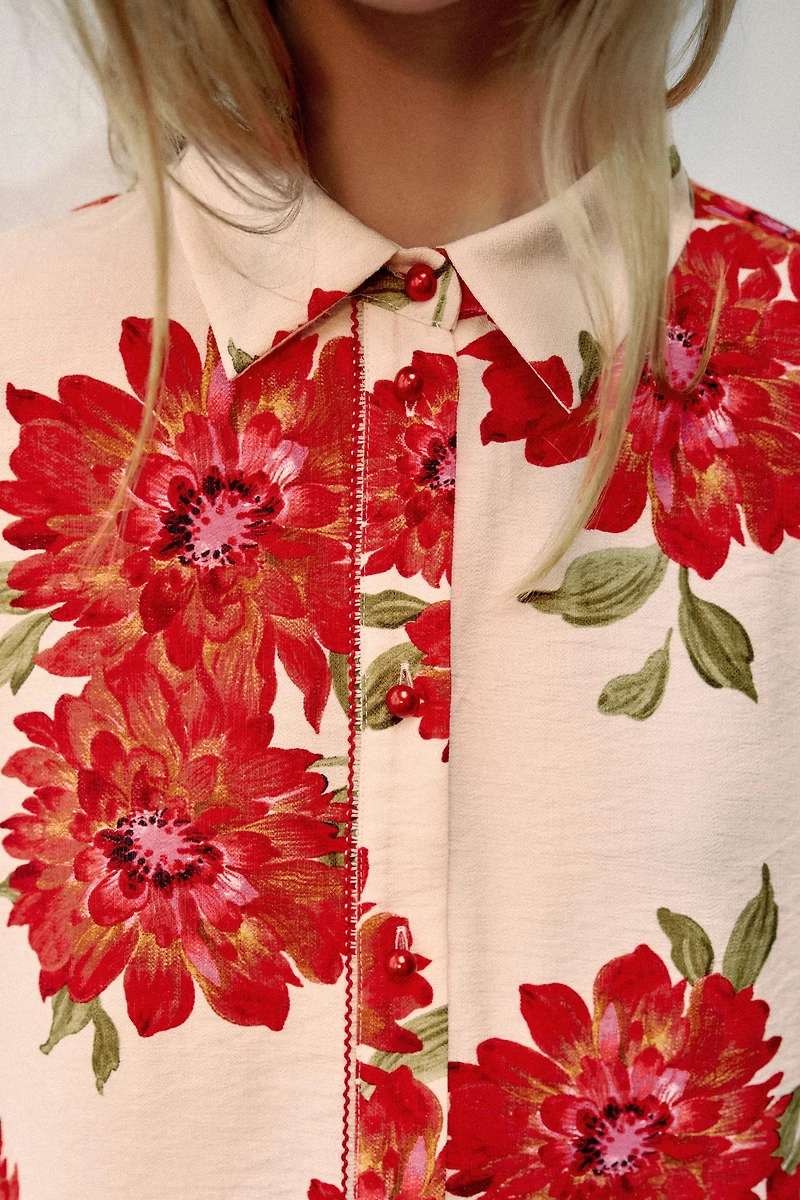 FLORAL PRINT SHIRT