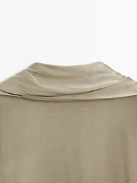 Flowing dress with cape detail - STUDIO