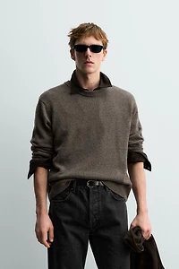 WOOL - CASHMERE JUMPER AARON LEVINE X ZARA