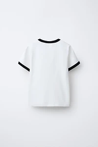 CONTRAST MICKEY AND MINNIE MOUSE © DISNEY T-SHIRT