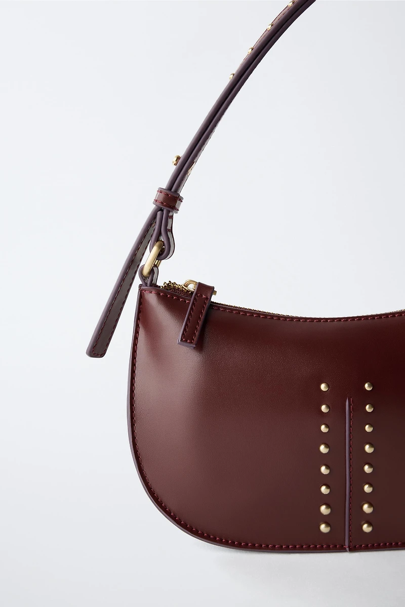 STUDDED SHOULDER BAG