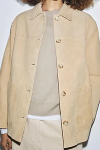 VESTE EN CUIR DAIM ZW COLLECTION LIMITED EDITION