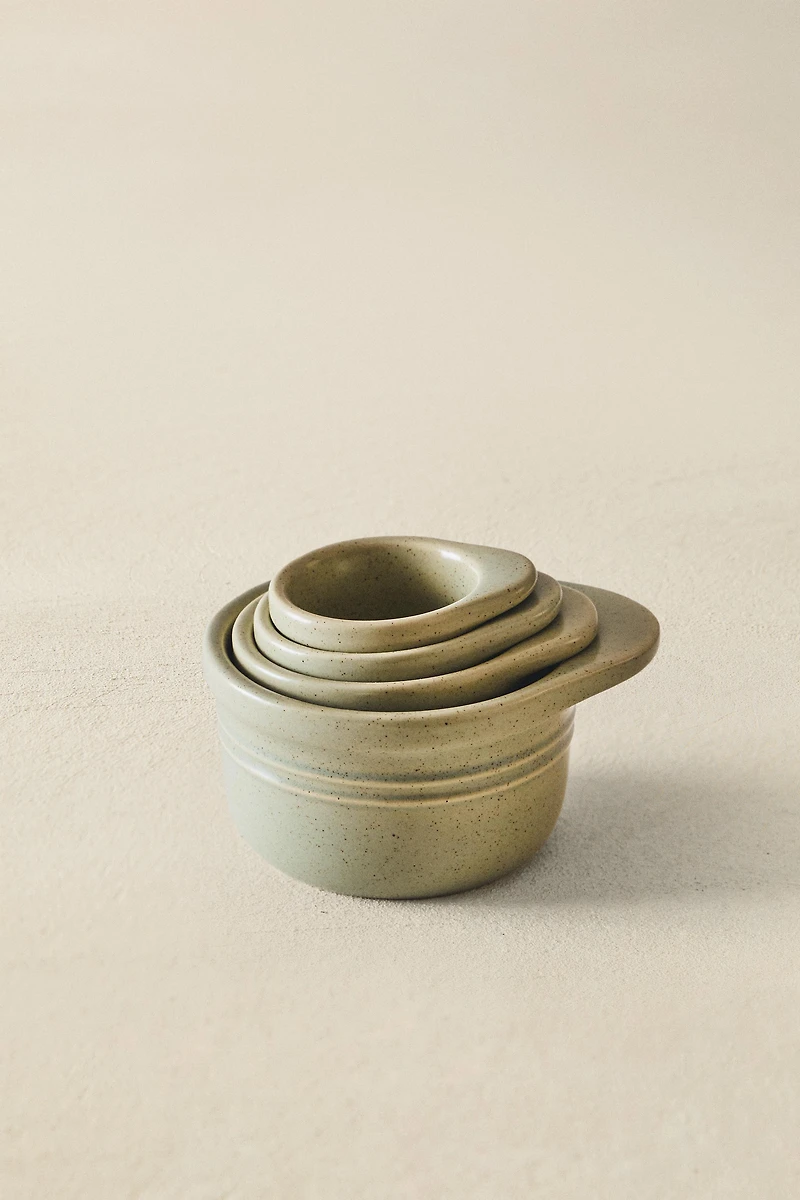 STONEWARE MEASURING BOWLS (SET OF 4)