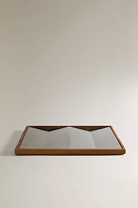 OAK WOOD STEEL DUMBBELL STAND