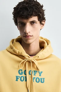 SLOGAN HOODIE HARRY LAMBERT FOR ZARA X DISNEY
