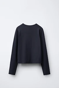 EMBROIDERED SEQUIN T-SHIRT