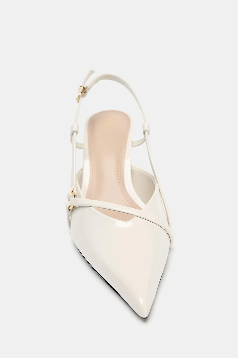 STRAPPY BUCKLE HEELS