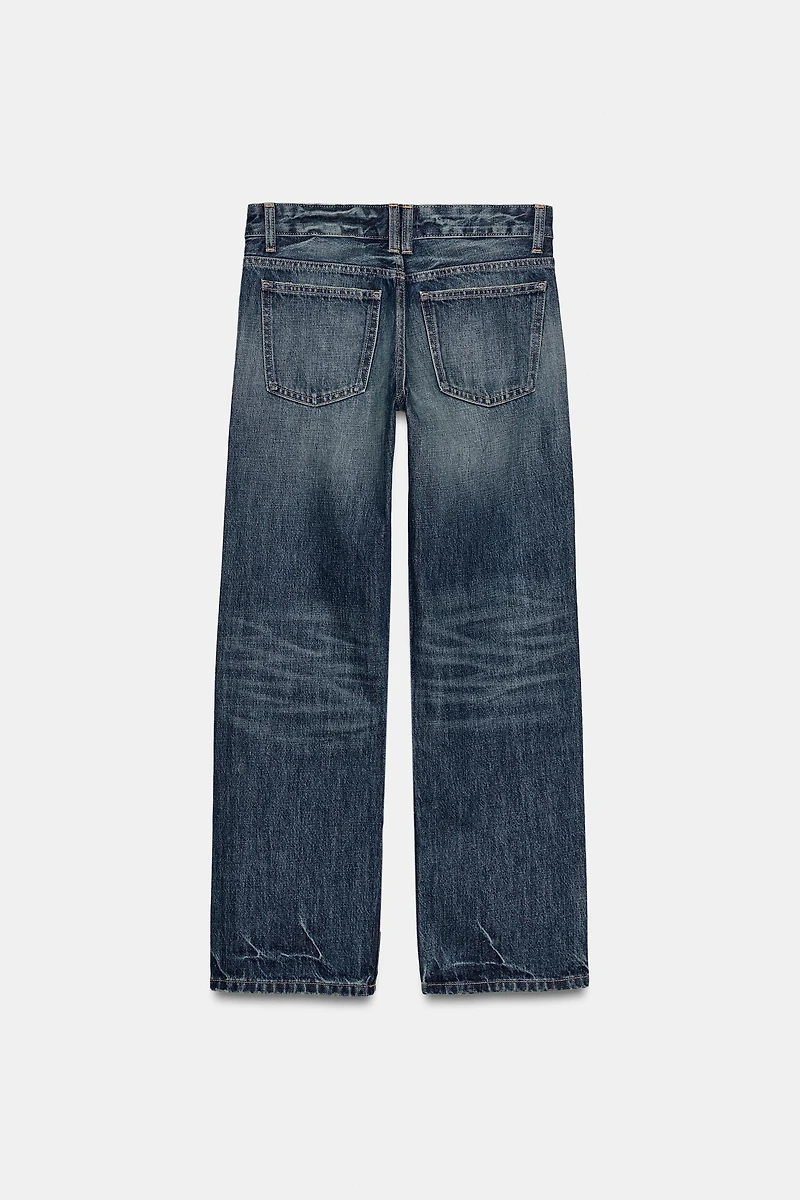 TRF LOW RISE STRAIGHT JEANS