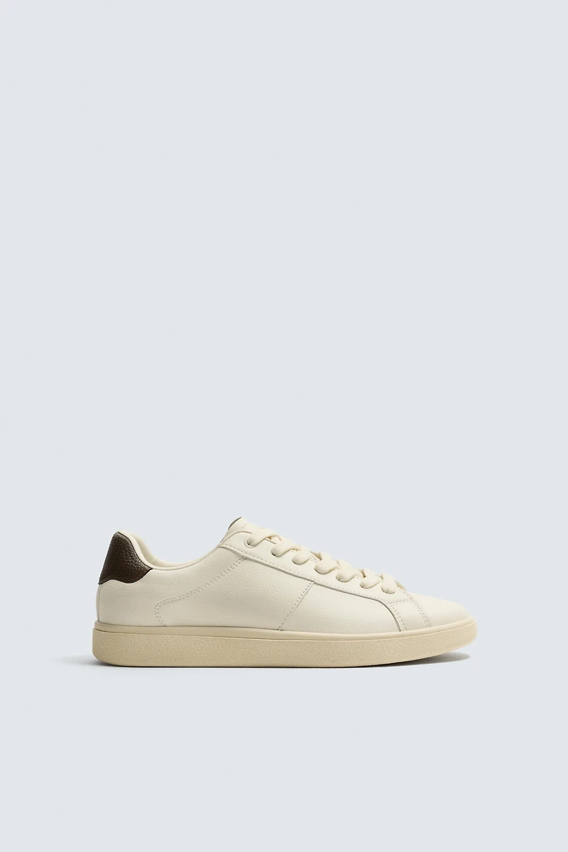 SNEAKERS WITH HEEL DETAIL