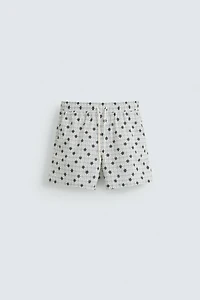 GEOMETRIC PRINT MID-LENGTH SWIMSUIT
