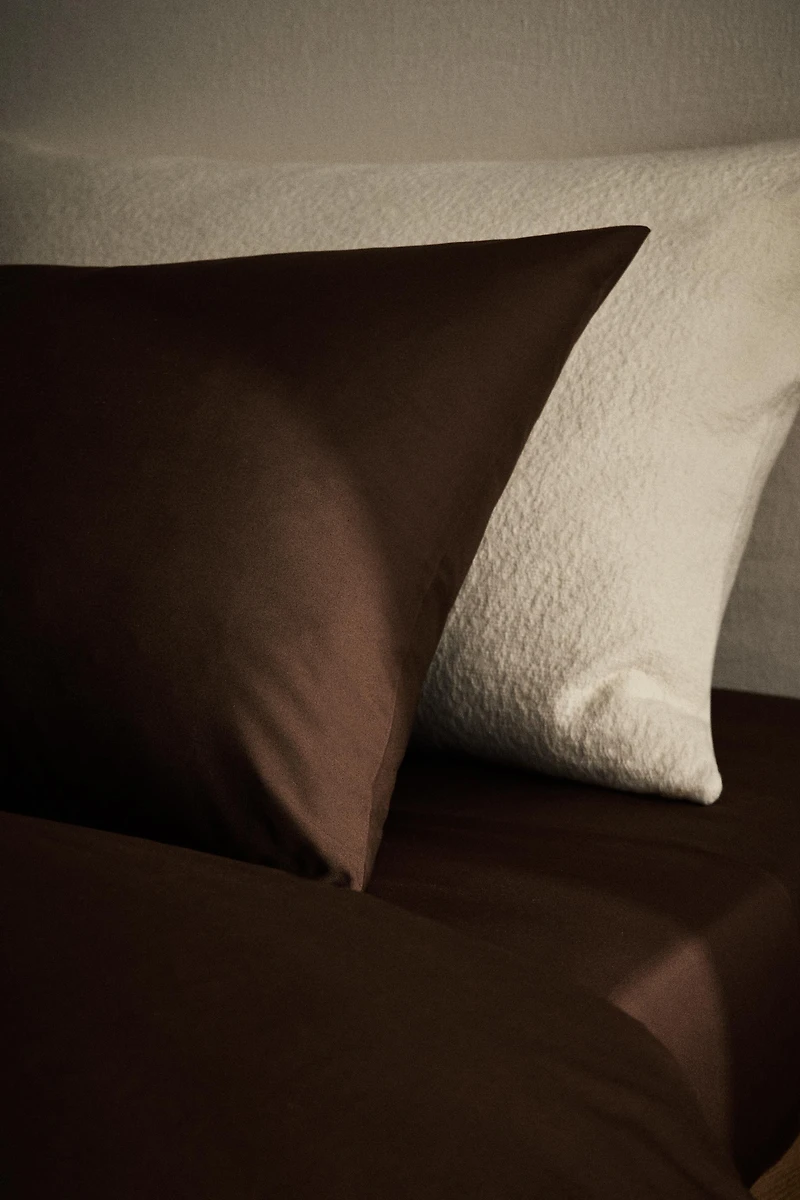 TAIE D’OREILLER PERCALE DE COTON ( FILS