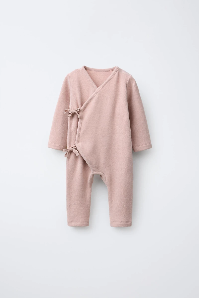 SOFT TOUCH WRAP JUMPSUIT