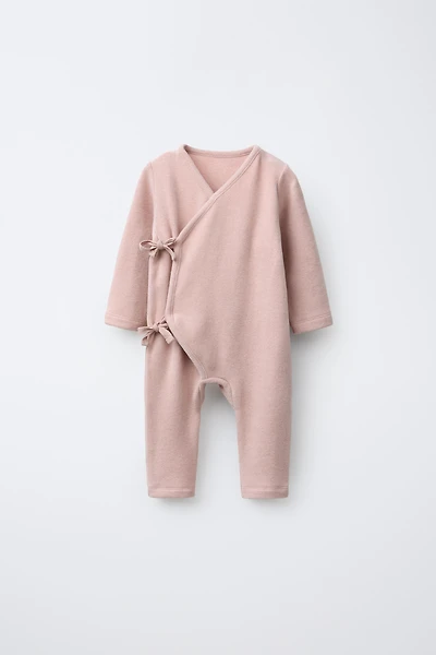 SOFT TOUCH WRAP JUMPSUIT