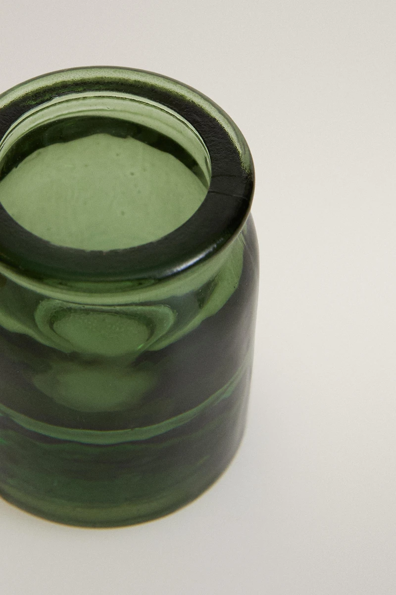 GLASS SALT SHAKER WITH CORK STOPPER