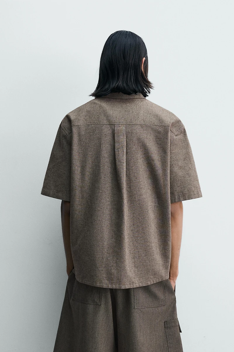 OVERSIZED FIT POCKET SHIRT