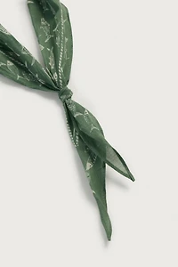 LONG FISH PRINT BANDANA