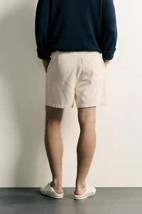 REGULAR FIT CORDUROY SHORTS
