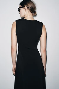 CREPE MIDI DRESS