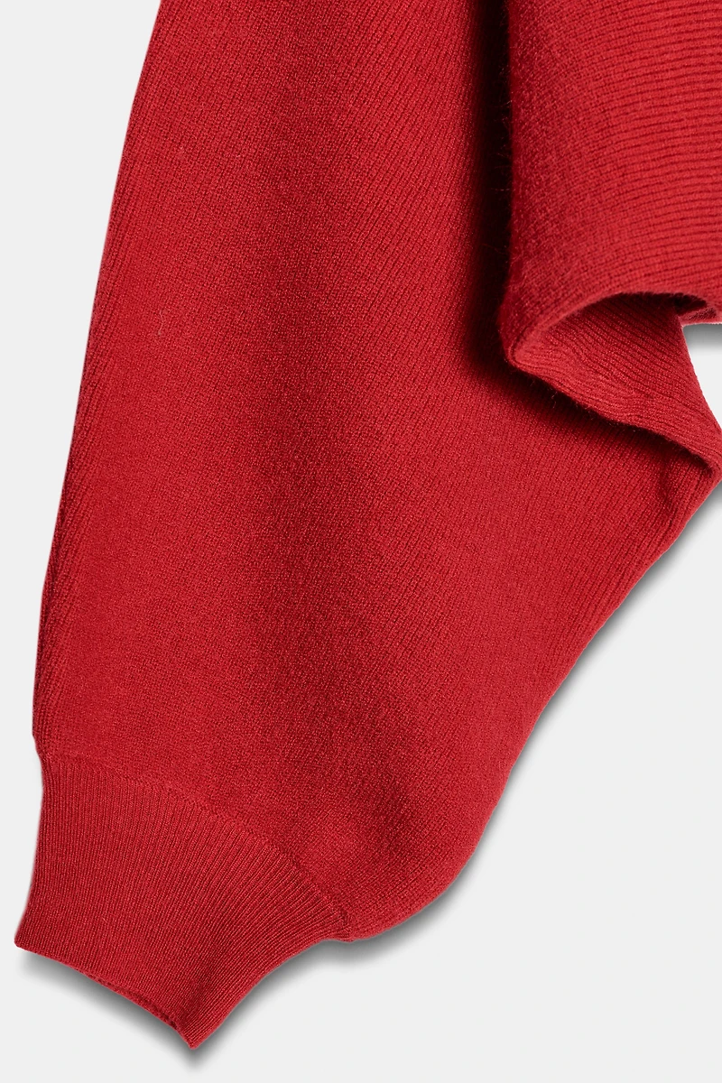 PULL EN MAILLE À MANCHES AMPLES