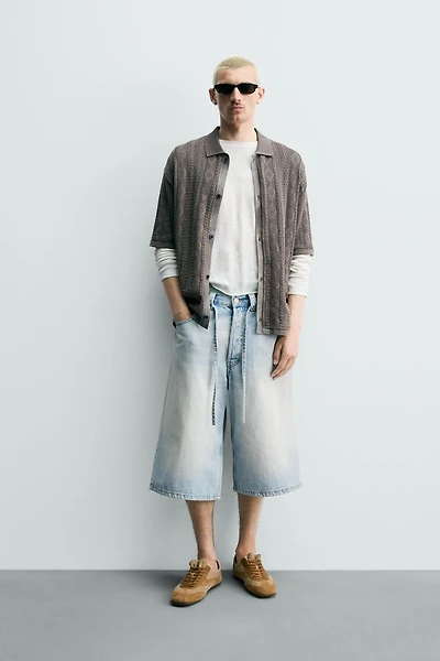 JACQUARD KNIT SHIRT
