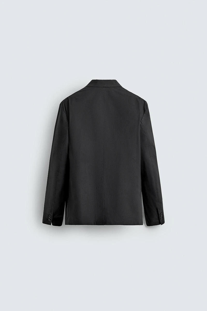 POPLIN SUIT BLAZER