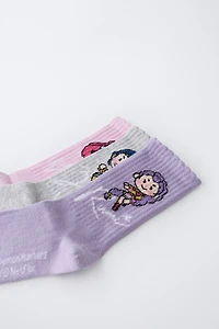 THREE-PACK OF KPOP DEMON HUNTERS™ NETFLIX © MID-CALF SOCKS
