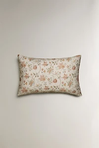 FLORAL SATEEN PILLOWCASE (300 THREAD COUNT)