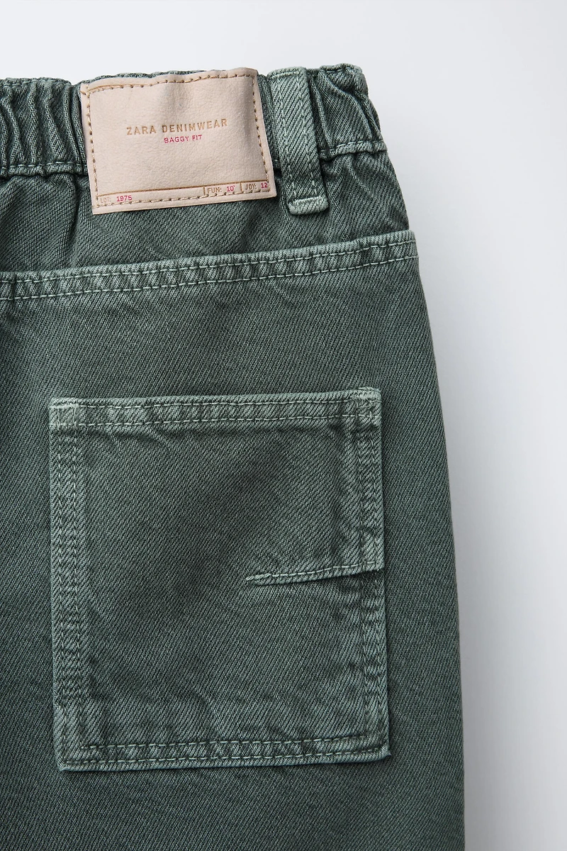 TWILL BAGGY PANTS