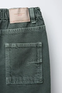 TWILL BAGGY PANTS