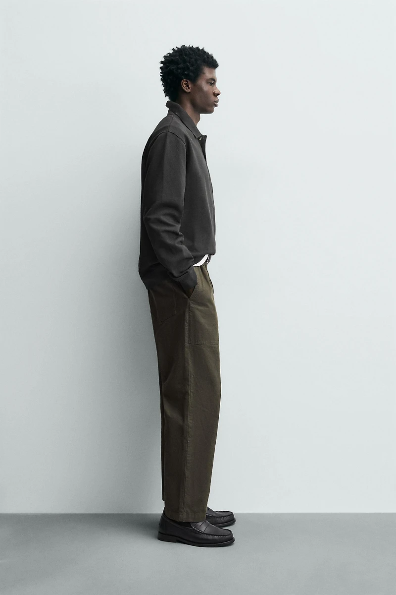 REGULAR FIT TEXTURED POLO