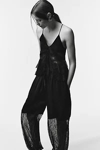 PANTALON BOMBACHO COMBINÉ DENTELLE ÉDITION LIMITÉE