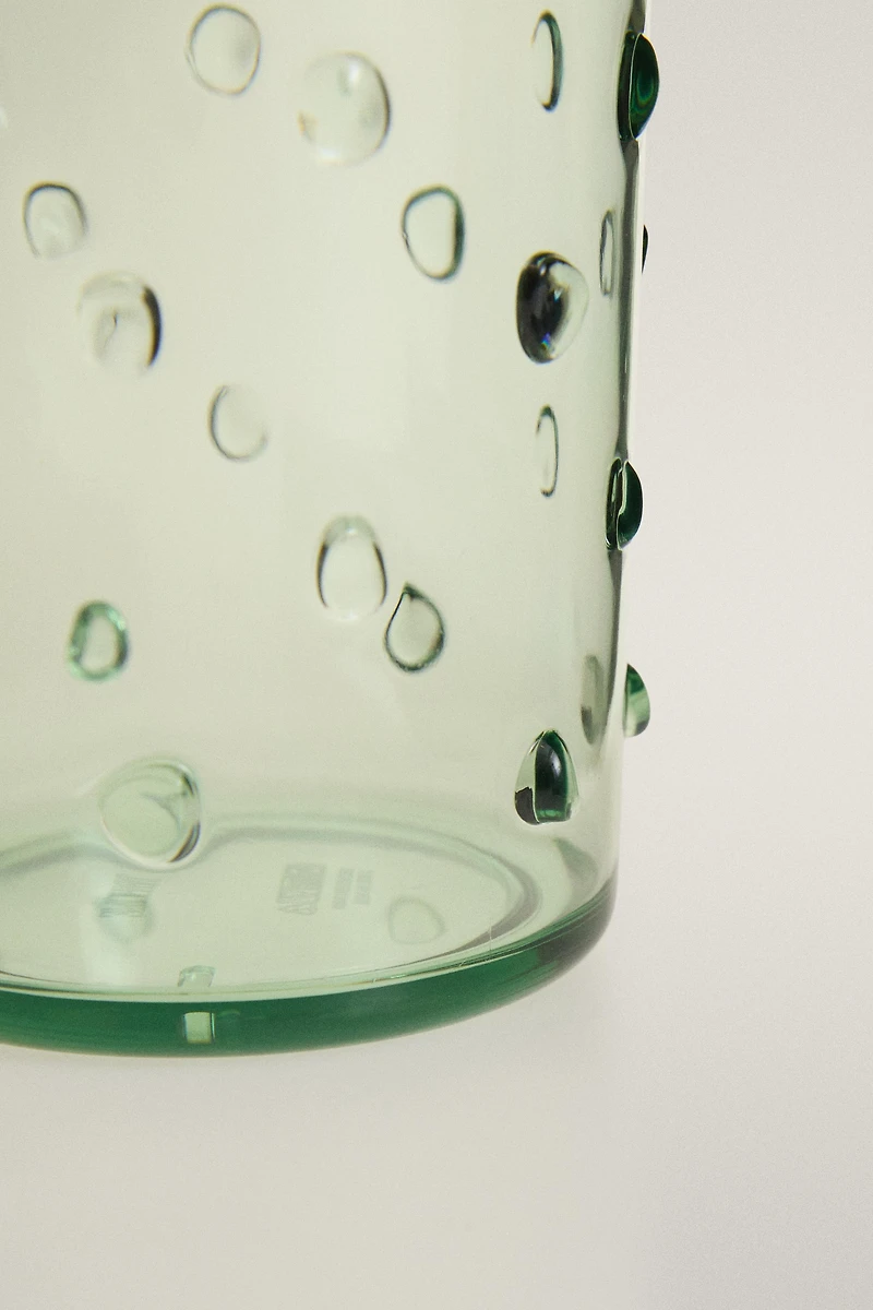 ACRYLIC POLKA DOT SOFT DRINK TUMBLER