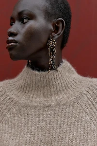 WIDE SLEEVE KNIT JUMPER