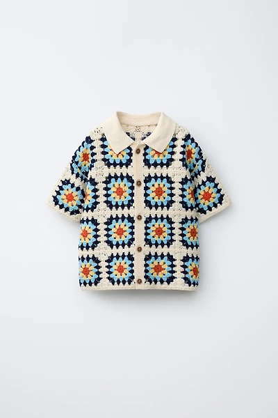 CHEMISE EN MAILLE CROCHET