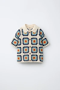 CHEMISE EN MAILLE CROCHET