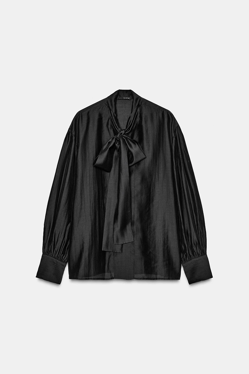 CHEMISE FLUIDE À NŒUDS ZW COLLECTION