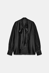 CHEMISE FLUIDE À NŒUDS ZW COLLECTION