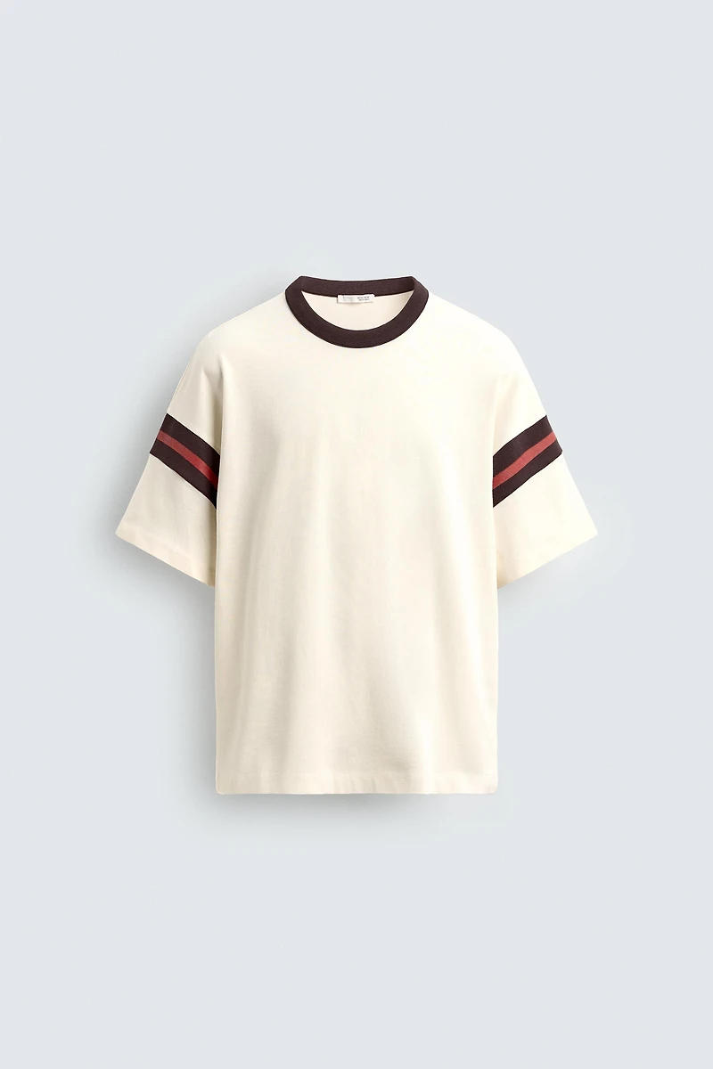 RIB STRIPE T-SHIRT
