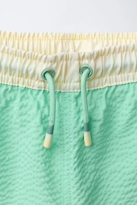 2-6 YEARS / LABEL SWIM SHORTS