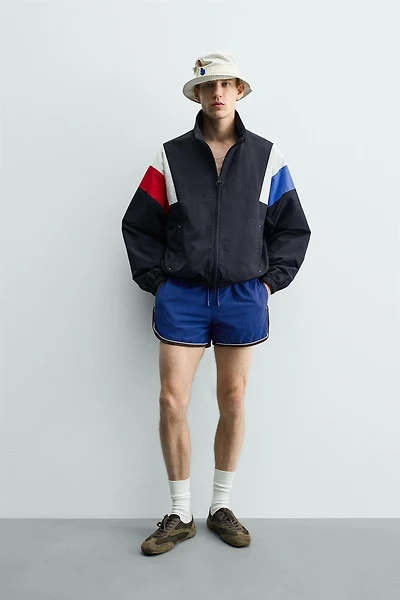 RETRO COLOR BLOCK TECHNICAL JACKET
