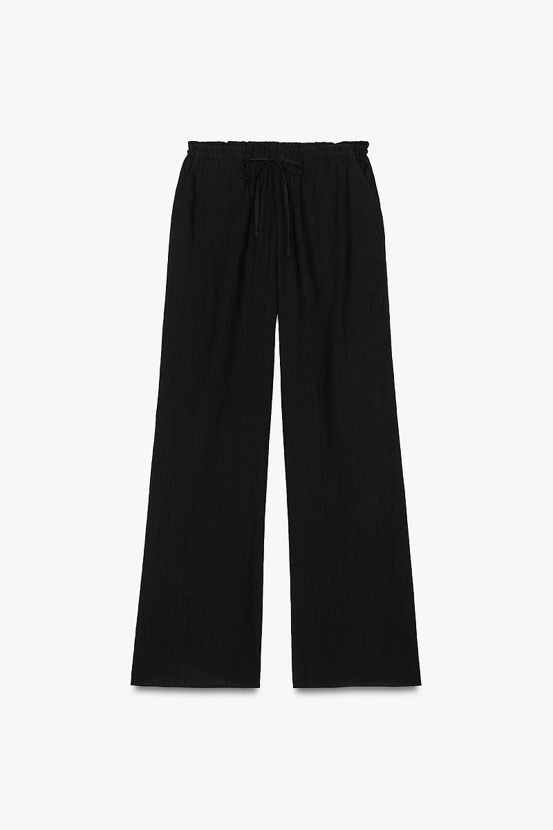 TEXTURED WEAVE PANTS