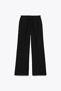 TEXTURED WEAVE PANTS